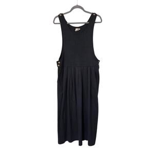 Faith Mountain Company Vintage Black Teacher Jumper Maxi Dress, Size Medium
